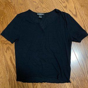 Black essentials baby t-shirt